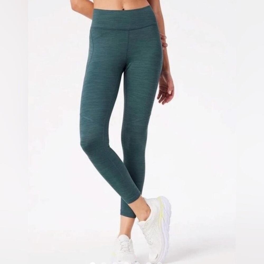 Outdoor Voices Flex 7/8 Full Length Green Athletic Leggings Pants sz Small